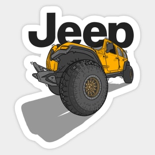 Jeep Design - Yellow Sticker